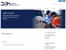 Tablet Screenshot of djh.applynow.net.au